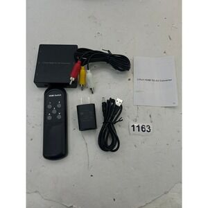 3 Port HDMI to AV Converter  Black